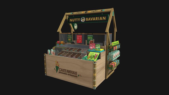 Quiosque Nutty Bavarian 2022 - v4 3D Model