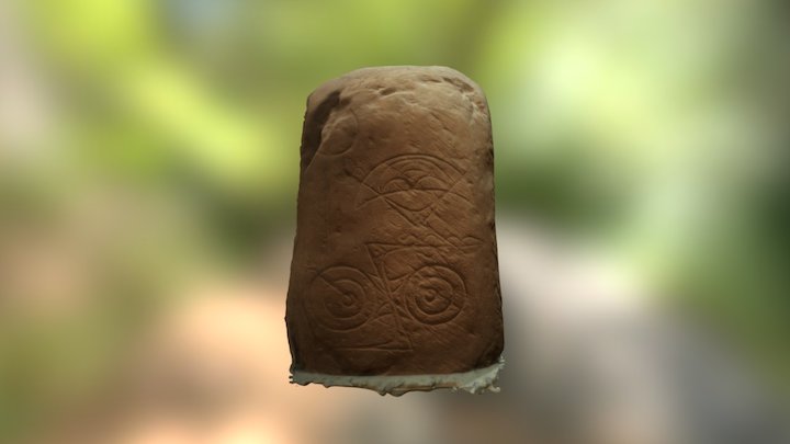 Inverness-shire Symbol Stone 3D Model