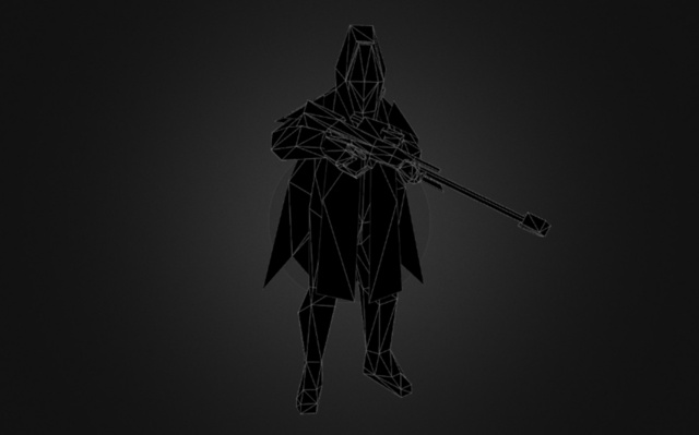 Helghast Sniper 3D Model