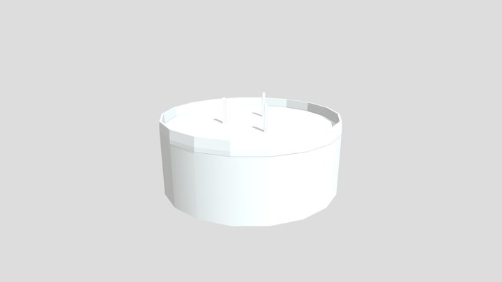 Candle Model 3D Model