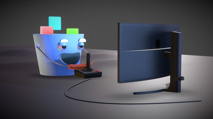 Pixelbucket Starting Scene 3D Model
