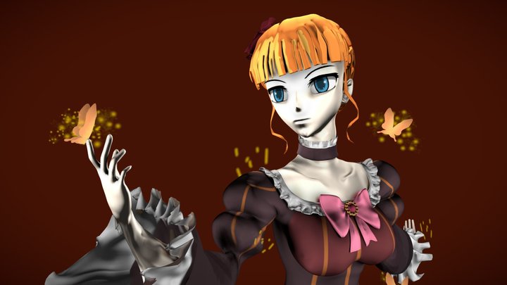 Beatrice the Golden 3D Model