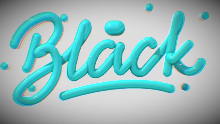 Black 3D Model