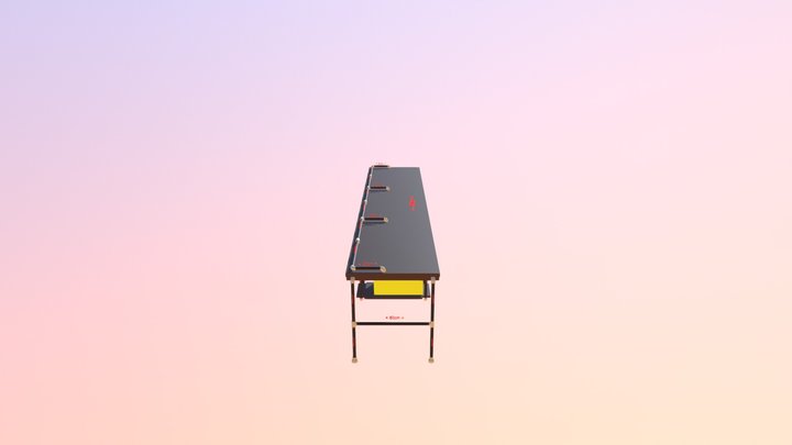 Desk 003 3D Model