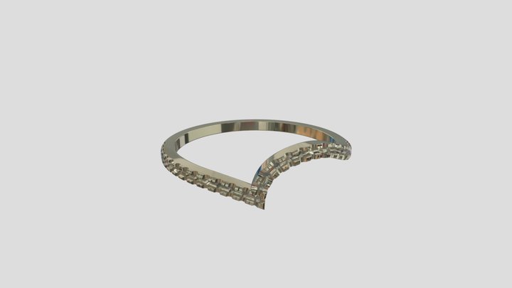 AHR012 goldring wedding engagement luxury – Modèle 3D gratuit STL