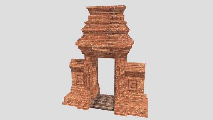 Gapura Majapahit 3D Model