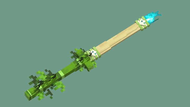 Inugami Blade (Minecraft Item) 3D Model