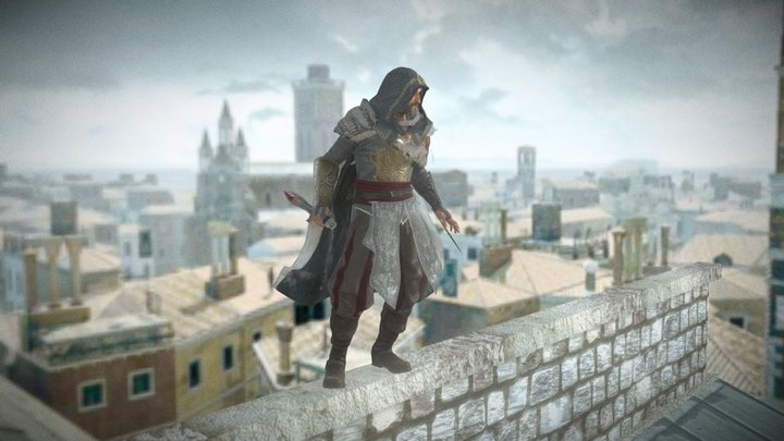 Assassin's Creed Ezio Auditore tribute by PhiBix 3D Model