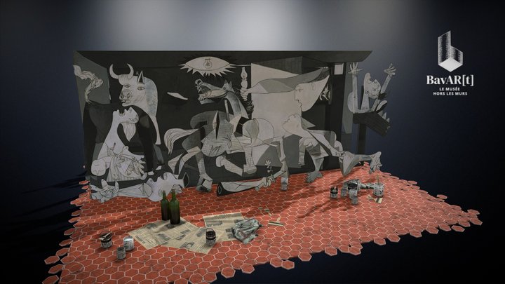 Guernica, L'atelier // L'art revisité! 3D Model