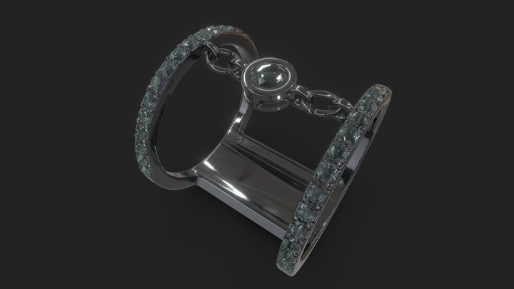 Ring - Jewelry Visualization 3D Model