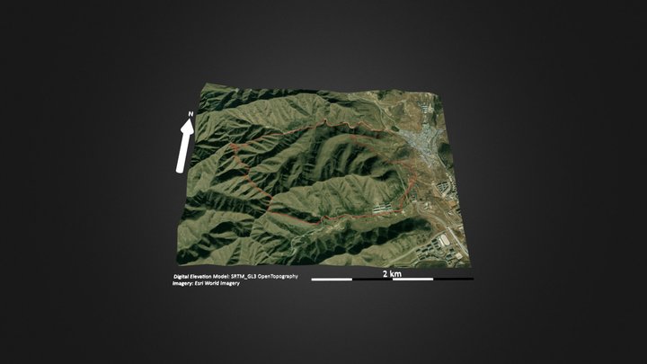 天门山 – Modelo 3D gratuito STL