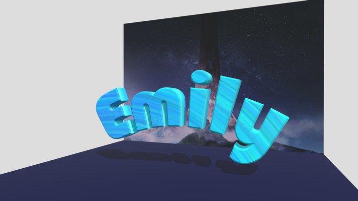 name 3D Model