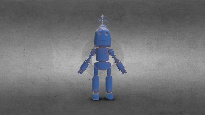 Old Robot 3D Model