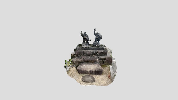 恵比寿と大黒天 3D Model