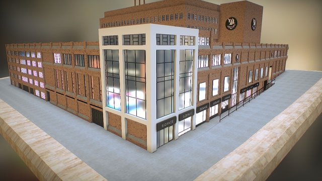Dun Laoghaire Shopping Centre 3D Model