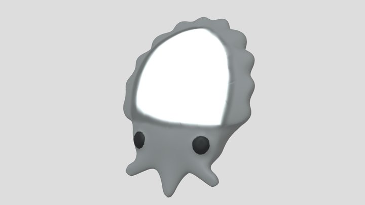 魷魚 3D Model