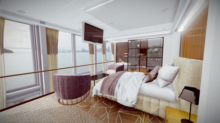 Premium Ship - Suite 3D Model