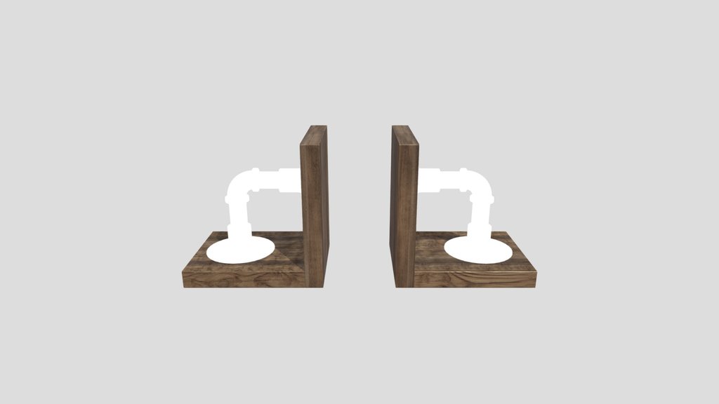 Pipe Fitting Book Ends