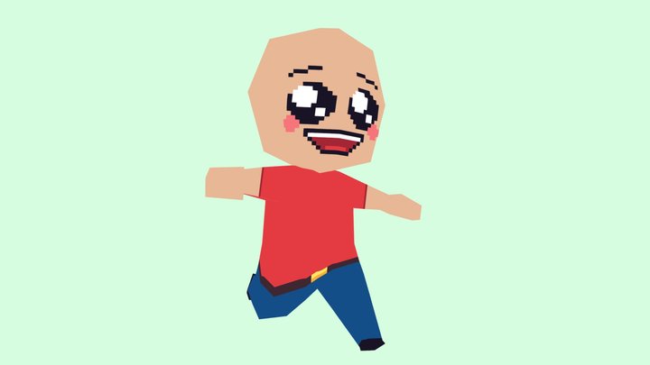 Game Character 3D Model