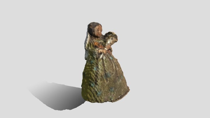 Figura de Fallera 3D Model