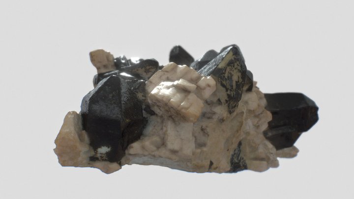 Quarzo fumè 3D Model