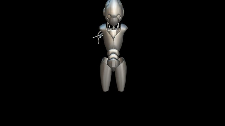 Robot For Puzzle game 3D Model