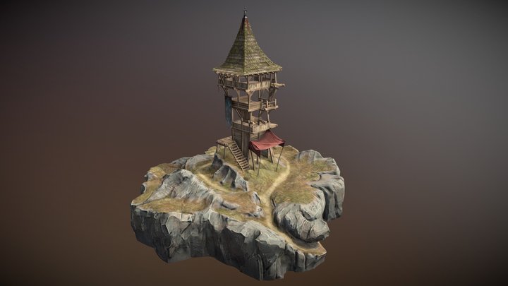 Outpost 3D Model