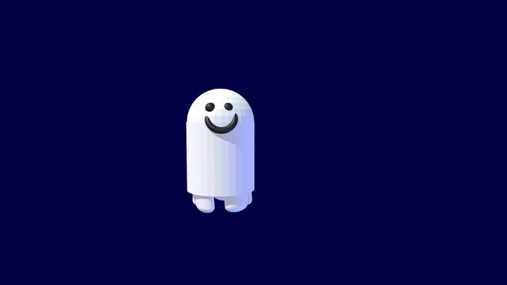 Friendly Ghost-Spin 3D Model