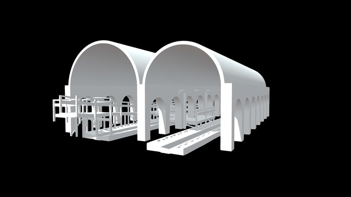 Lavaderos de Almoloya, Puebla 3D Model