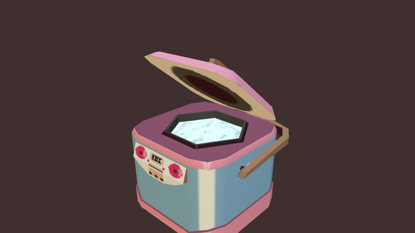 Rice Cooker - 3D model by allen_roldan [1832413] - Sketchfab