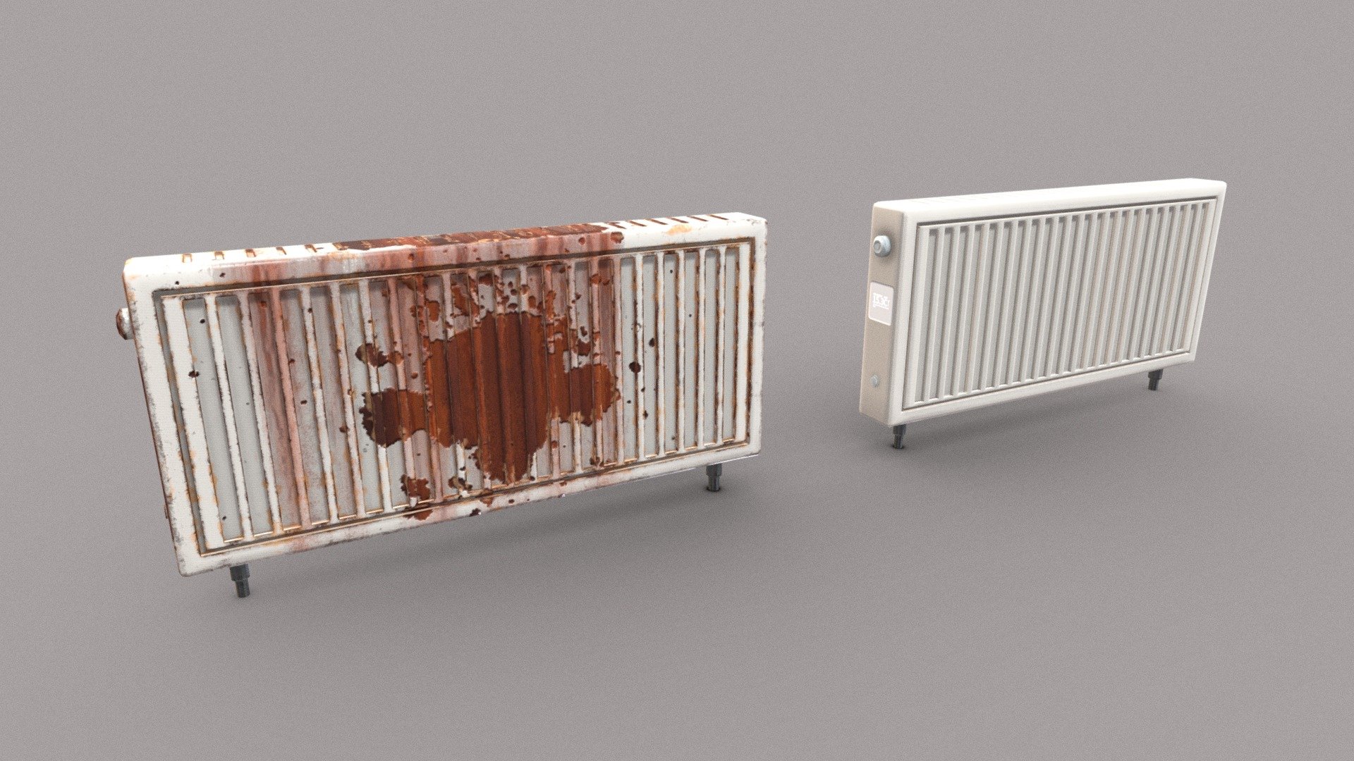 Pair of wall radiators - Buy Royalty Free 3D model by Sousinho [183275d ...