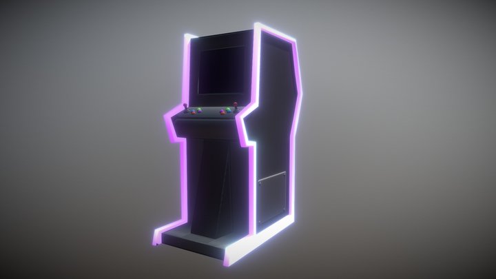 Arcade Machine V2 3D Model