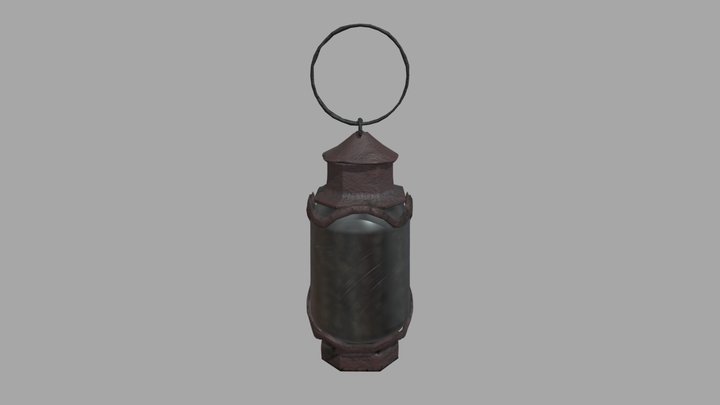 Lanterne - TP4 Texture - Gabriel Brazeau 3D Model