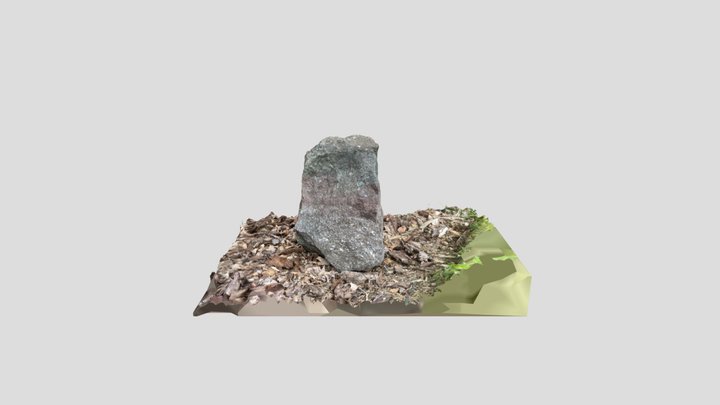 Garden Rock 3D Model