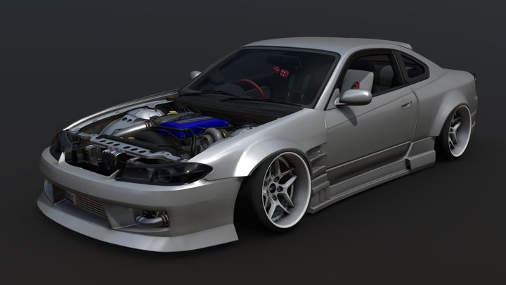 Nissan S15 Drift [FREE] 3D Model