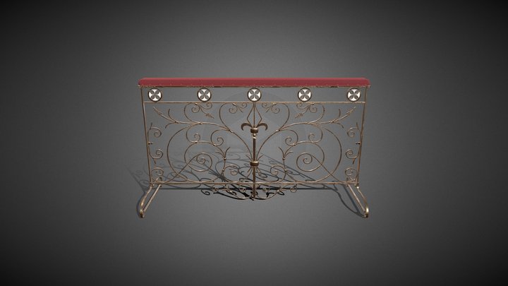 Barrière pied 3D Model