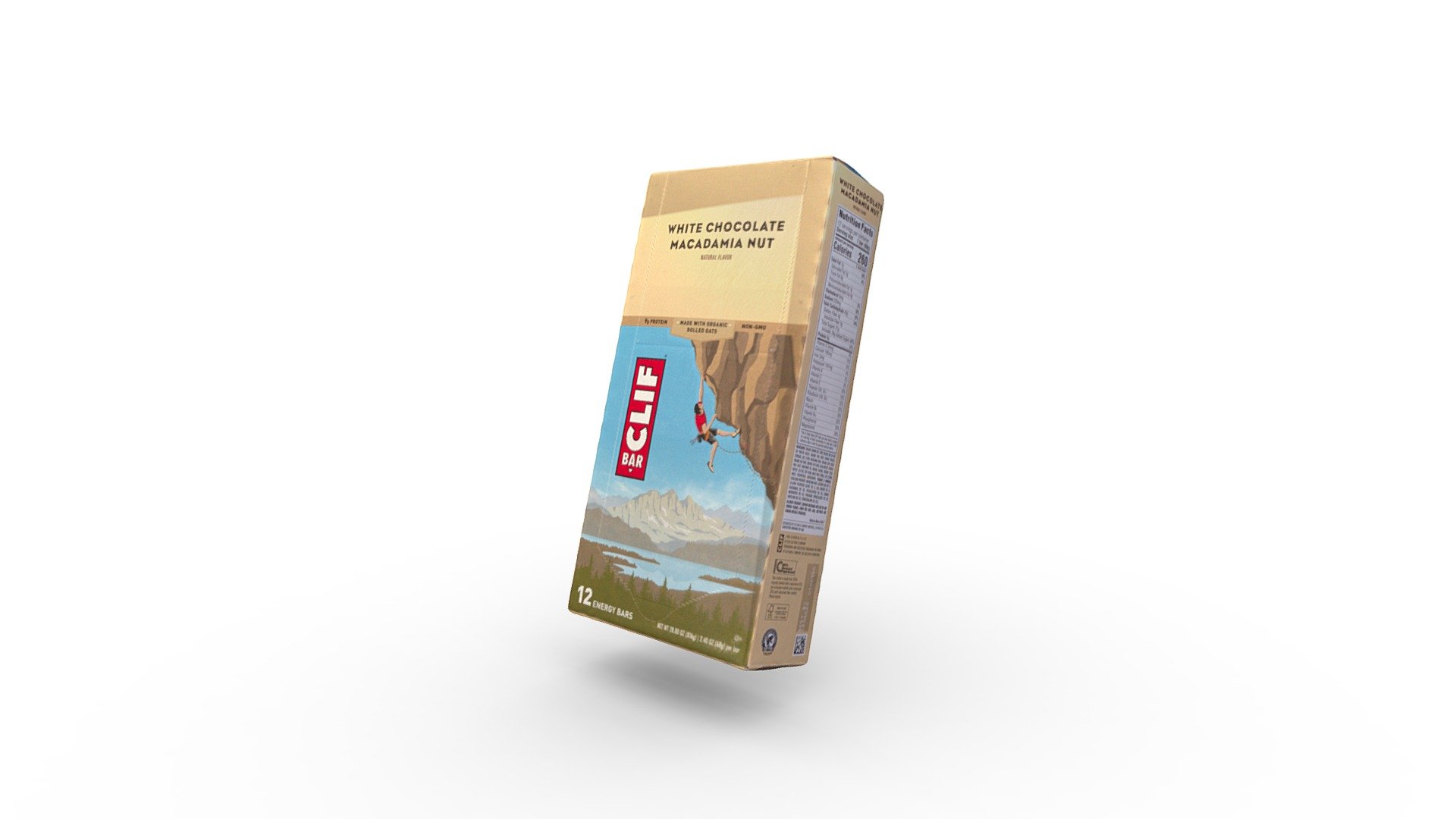 Clif Energy Bar White Chocolate Macadamia 12 X 68g