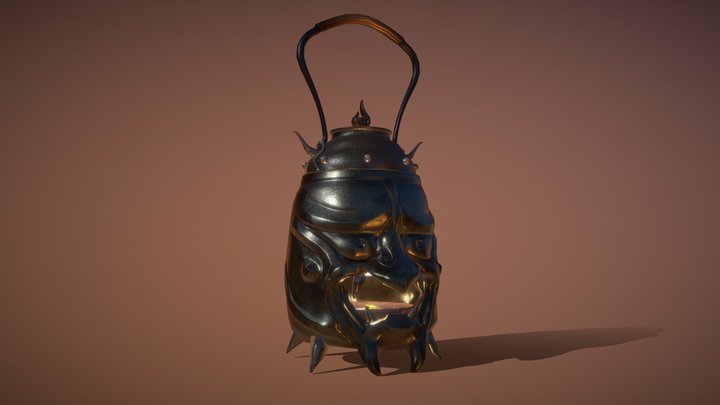The Oni in the Kettle - Artstation Challenge 3D Model
