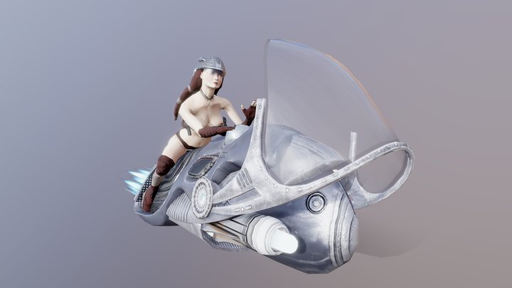 Desert inspector 3D Model