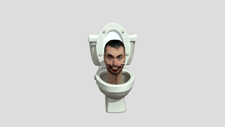 skibidi toilet male 02 3D Model