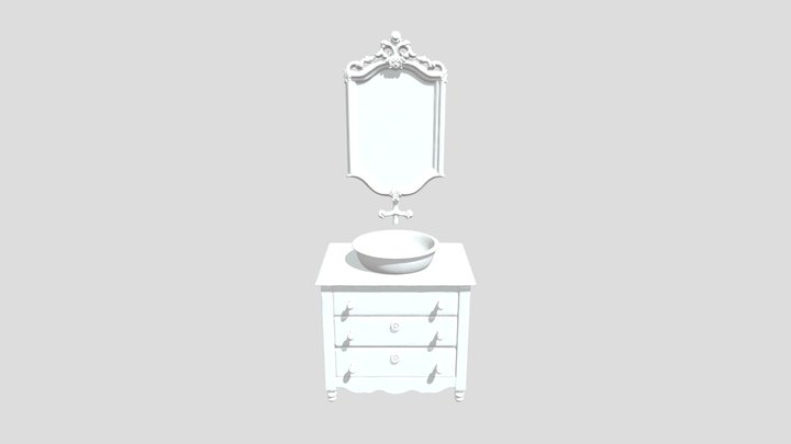 Vintage Vanity Charm 3D Model