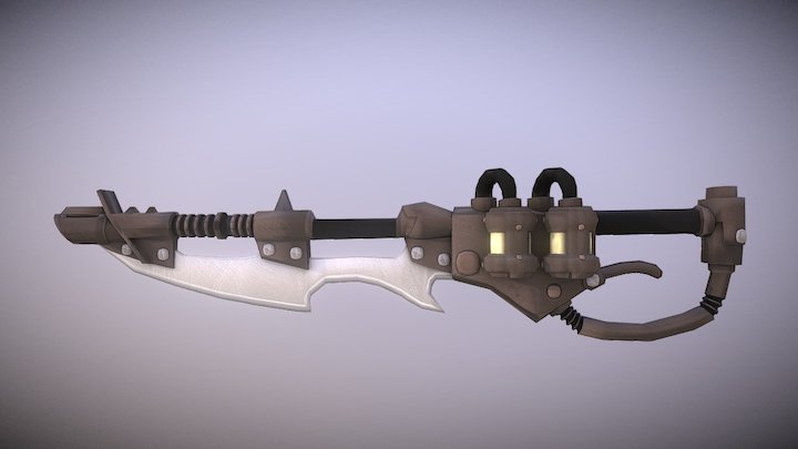Steampunk Sword 3D Model