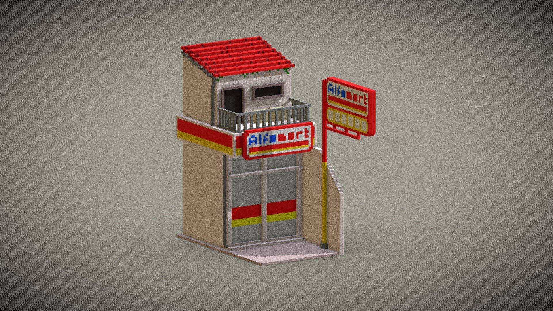 Alfamart - 3D model by pratamacam [1839750] - Sketchfab