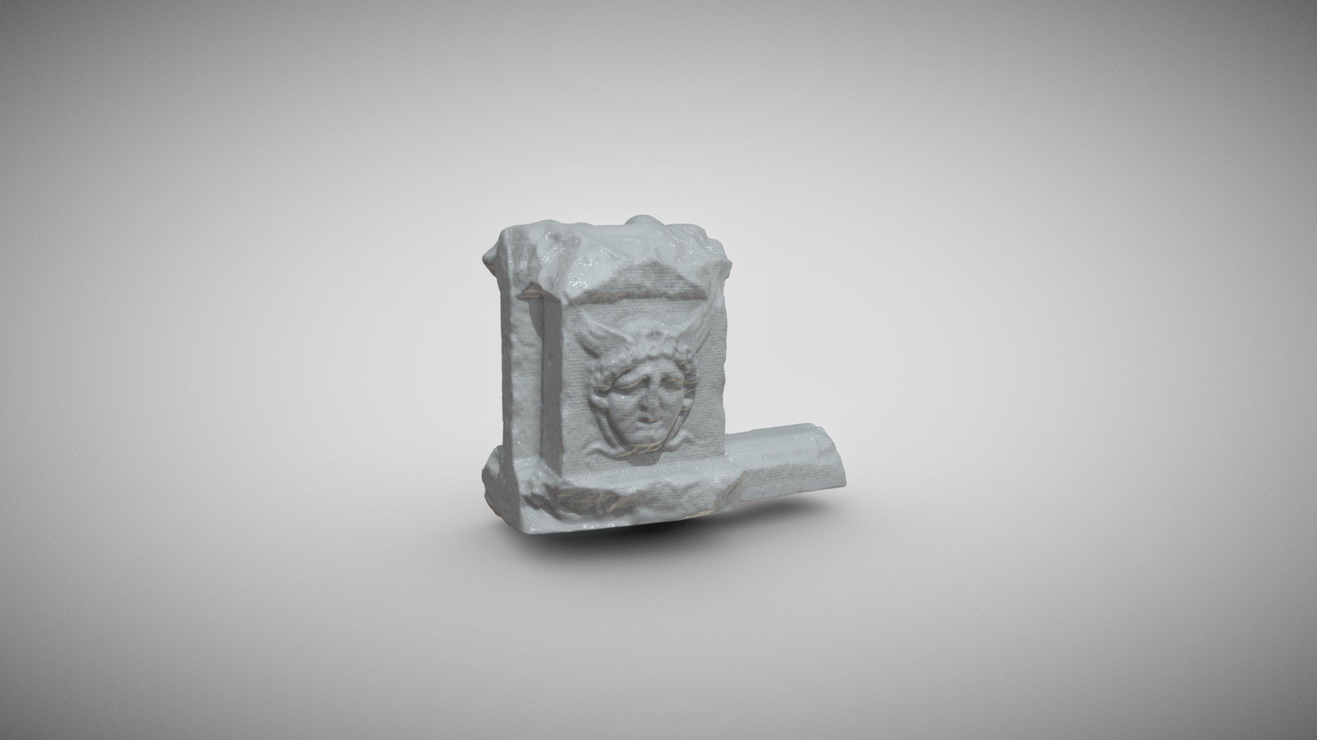 Monolith protome of the head of Medusa - 3D model by Geospatial ...
