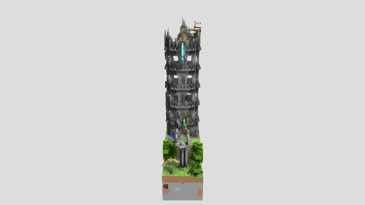 Tower 2 - Minecraft TU46 3D Model