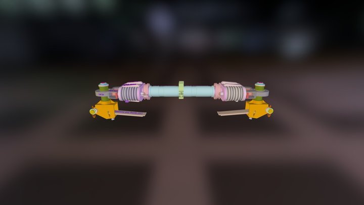 Schaku Coupler of Suburban Trains: By  Yadvendu 3D Model