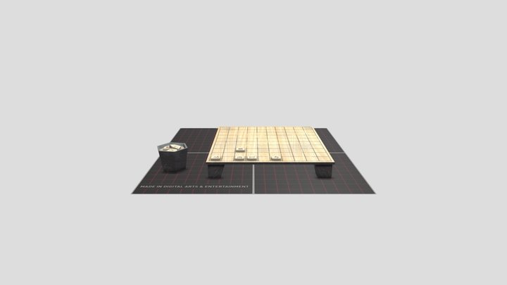 DAE 3D1 Shogi 3D Model