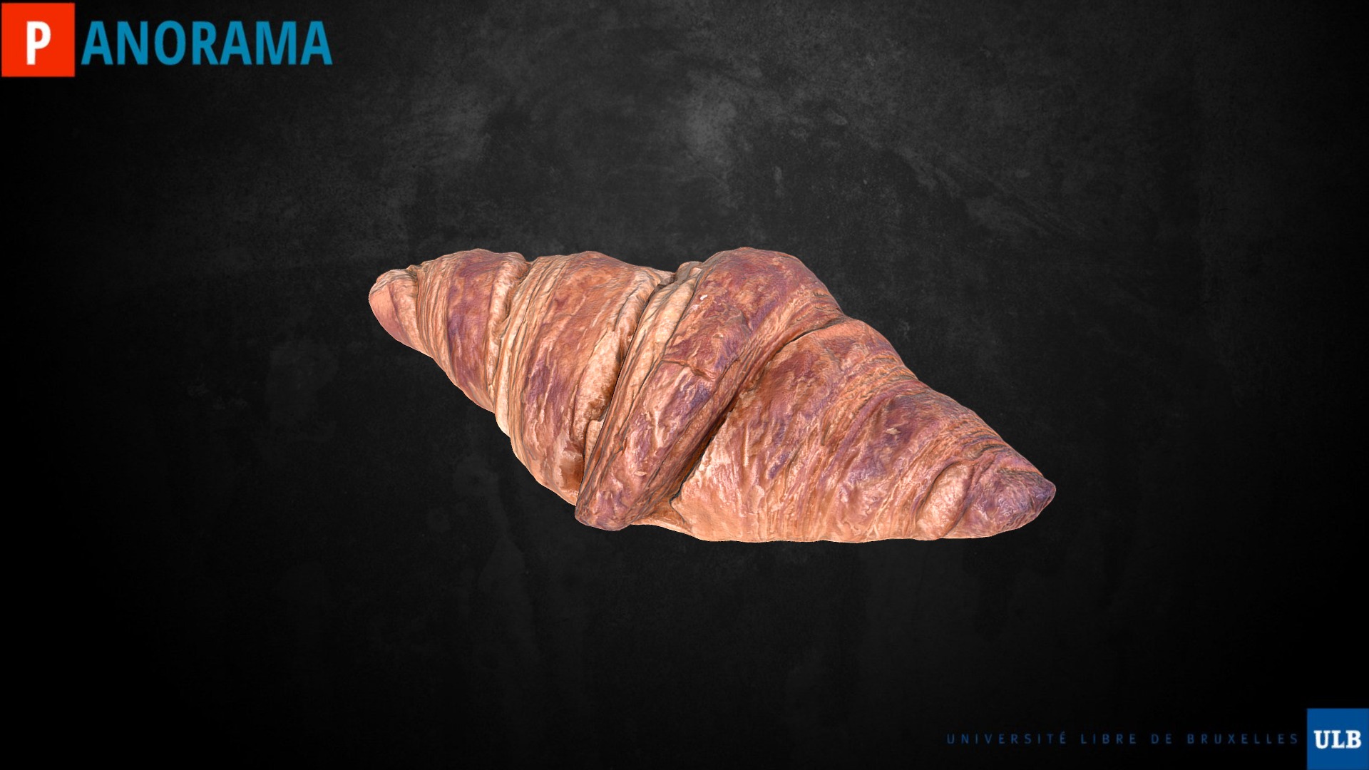 3D model Croissant - This is a 3D model of the Croissant. The 3D model is about a close-up of a human bone.