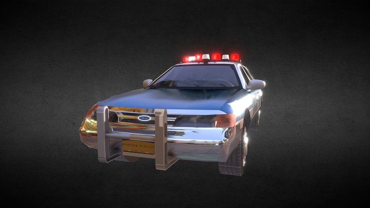 1993 Ford Crown Victoria NLPD POLICE CAR WIP 3D Model