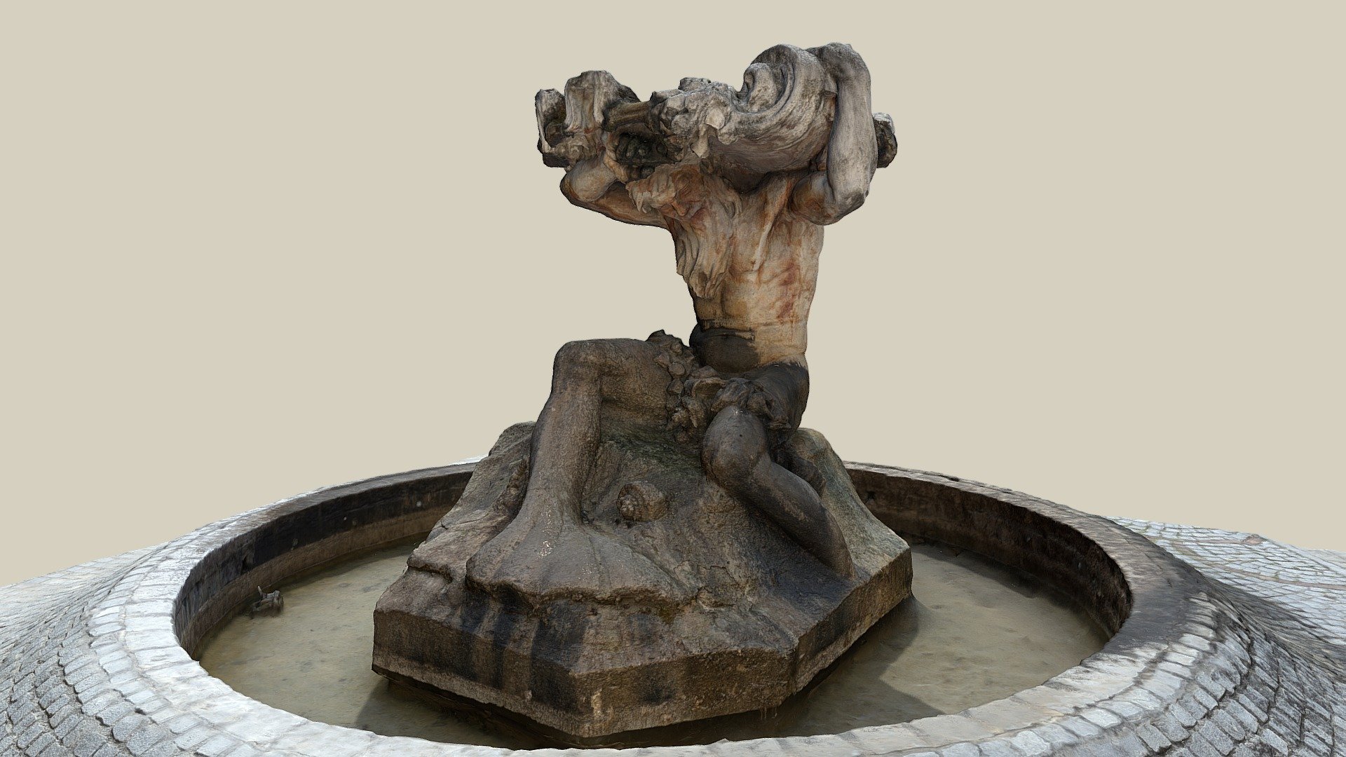 Neptunbrunnen — Sketchfab embed 3D viewer